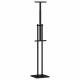 Kiállító állvány fekete 26,5 x 26,5 x 127 cm acél