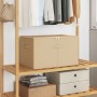 Tároló doboz 2 pcs krémszínű 60 x 43 x 35 cm nem szőtt textil