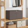 Tároló doboz 2 pcs szürke 60 x 43 x 35 cm nem szőtt textil