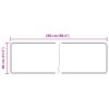 Szőnyeg futó marsa bézs 80 x 250 cm poliészter és pvc