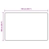 Szőnyeg futó marsa szürke 100 x 150 cm poliészter és pvc