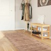 Szőnyeg futó marsa fehér 80 x 350 cm poliészter és pvc