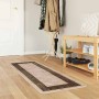 Szőnyeg futó marsa fekete 50 x 150 cm poliészter és pvc