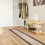 Szőnyeg futó marsa fekete 50 x 350 cm poliészter és pvc