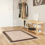Szőnyeg futó marsa fekete 80 x 100 cm poliészter és pvc