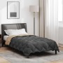 Téli takaró antracit és taupe 135 x 220 cm mikroszál