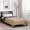 Téli takaró antracit és taupe 140 x 220 cm mikroszál