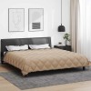 Téli takaró antracit és taupe 220 x 260 cm mikroszál