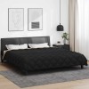 Téli takaró fekete és taupe 200 x 240 cm mikroszál