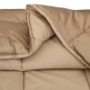 Téli takaró arany 220 x 260 cm satin és mikroszálas