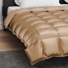 Téli takaró arany 220 x 260 cm satin és mikroszálas