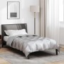 Téli takaró ezüst 140 x 200 cm satin és mikroszálas