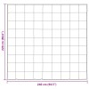 Téli takaró ezüst 220 x 240 cm satin és mikroszálas