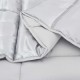 Téli takaró ezüst 240 x 260 cm satin és mikroszálas