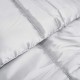 Téli takaró ezüst 240 x 260 cm satin és mikroszálas