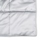 Téli takaró ezüst 240 x 260 cm satin és mikroszálas