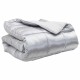 Téli takaró ezüst 240 x 260 cm satin és mikroszálas
