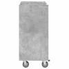 Golf szekrény kerékkel egyszínű beton szürke 65 x 45 x 98 cm