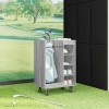 Golf szekrény kerékkel egyszínű szürke sonoma 65 x 45 x 98 cm