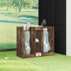Golf szekrény egyszínű füstölt tölgy 102 x 45 x 85,5 cm