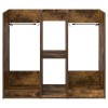 Golf szekrény egyszínű füstölt tölgy 102 x 45 x 85,5 cm