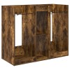 Golf szekrény egyszínű füstölt tölgy 102 x 45 x 85,5 cm