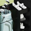 Golf szekrény kerékkel egyszínű fekete tölgy 90 x 45 x 98 cm
