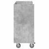 Golf szekrény kerékkel egyszínű beton szürke 90 x 45 x 98 cm