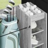 Golf szekrény kerékkel egyszínű szürke sonoma 90 x 45 x 98 cm