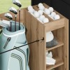 Golf szekrény kerékkel egyszínű artisan tölgy 90 x 45 x 98 cm