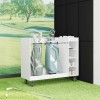 Golf szekrény kerékkel egyszínű fehér 120 x 45 x 98 cm