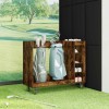 Golf szekrény kerékkel egyszínű füstölt tölgy 120 x 45 x 98 cm