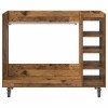 Golf szekrény kerékkel egyszínű öreg fa 120 x 45 x 98 cm