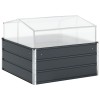 Növénytartó antracit 100 x 100 x 77 cm horganyzott acél