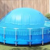 Téli medence párna kék ø 310 x 180 cm pvc