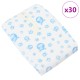 Eldobható hím kutya pelenka 30 pcs fehér m
