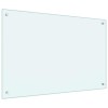 Konyhai hátfal 2 pcs fehér 90 x 60 cm edzett üveg