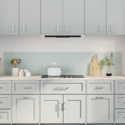 Konyhai splashback 2 pcs fehér 100 x 40 cm edzett üveg