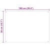 Konyhai hátfal 2 pcs fekete 100 x 50 cm edzett üveg