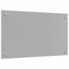 Konyhai hátfal 2 pcs világosszürke 70 x 40 cm edzett üveg