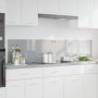 Konyhai hátfal 2 pcs világosszürke 90 x 40 cm edzett üveg