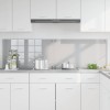 Konyhai hátfal 2 pcs világosszürke 90 x 50 cm edzett üveg