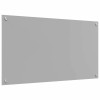 Konyhai hátfal 2 pcs világosszürke 90 x 50 cm edzett üveg