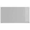 Konyhai hátfal 2 pcs világosszürke 90 x 50 cm edzett üveg