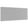 Konyhai hátfal 2 pcs világosszürke 100 x 40 cm edzett üveg