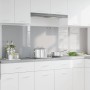 Konyhai hátfal 2 pcs világosszürke 100 x 60 cm edzett üveg