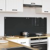Konyhai hátfal 2 pcs sötétszürke 70 x 50 cm edzett üveg