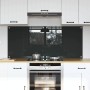 Konyhai hátfal 2 pcs sötétszürke 70 x 60 cm edzett üveg