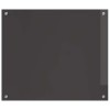 Konyhai hátfal 2 pcs sötétszürke 70 x 60 cm edzett üveg