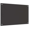 Konyhai hátfal 2 pcs sötétszürke 80 x 50 cm edzett üveg